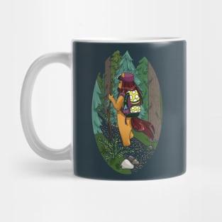 the horse goes camping Mug